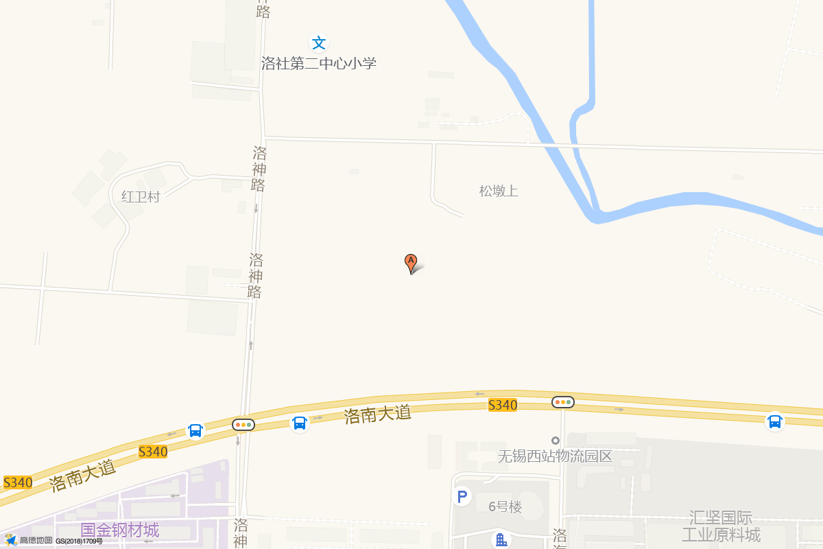 无锡杉杉奥特莱斯在高德地图中的位置