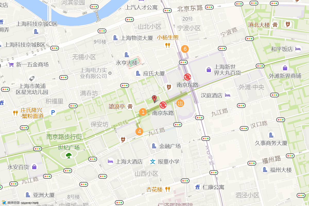 上海百联ZX创趣场在高德地图中的位置