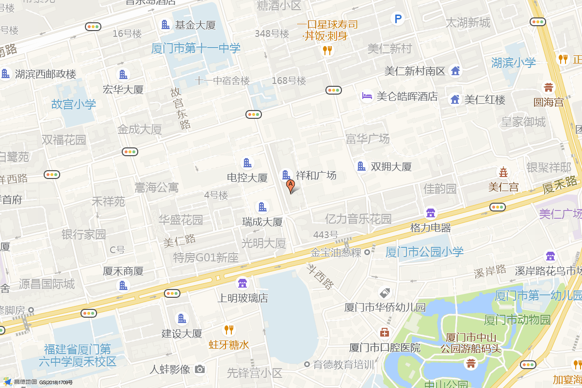 DVLN ParK退化公园在高德地图中的位置