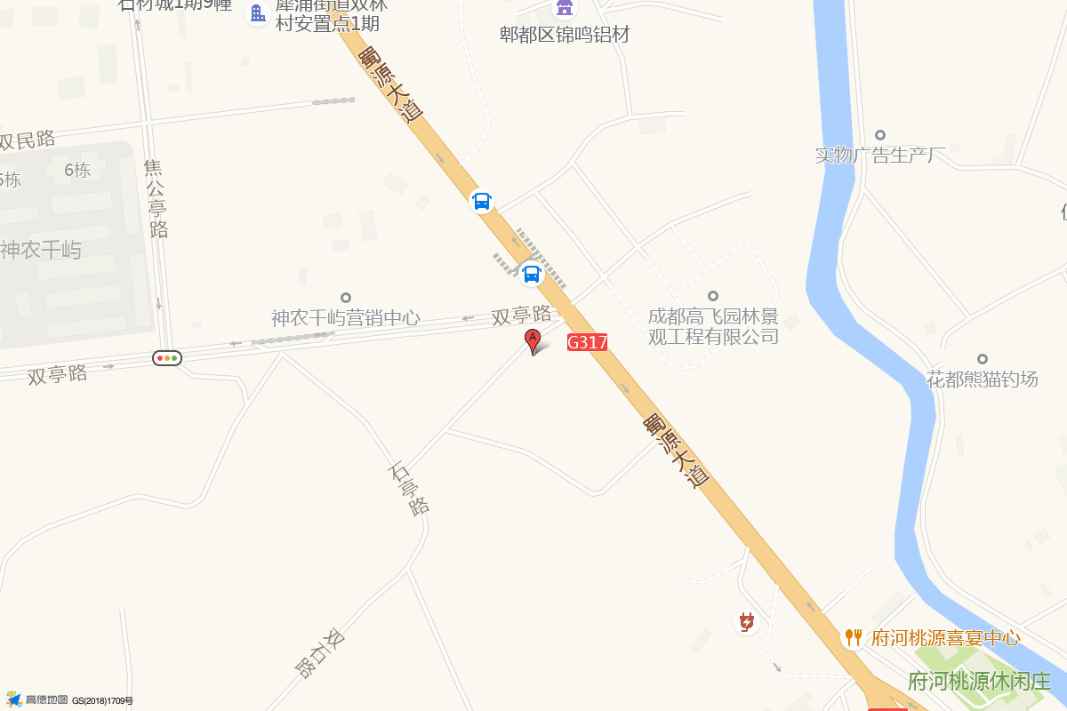 成都菁弘万科·光曜在高德地图中的位置