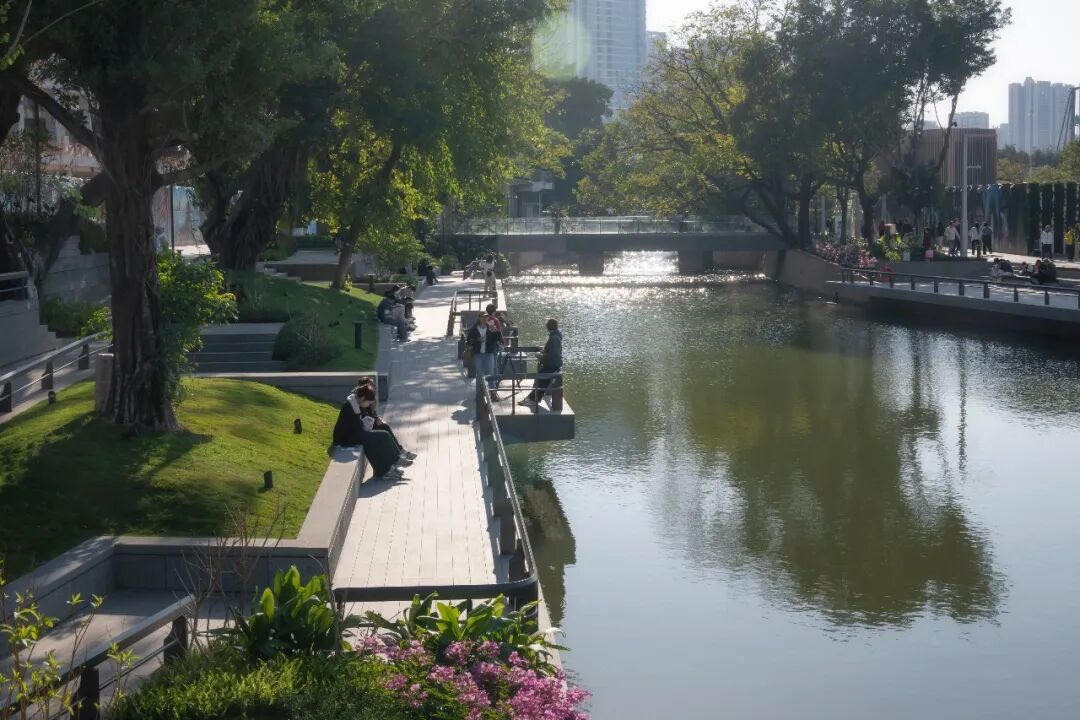 广州聚龙湾片区滨水步道与珠江岸线实景，来自本期引用的原文配图