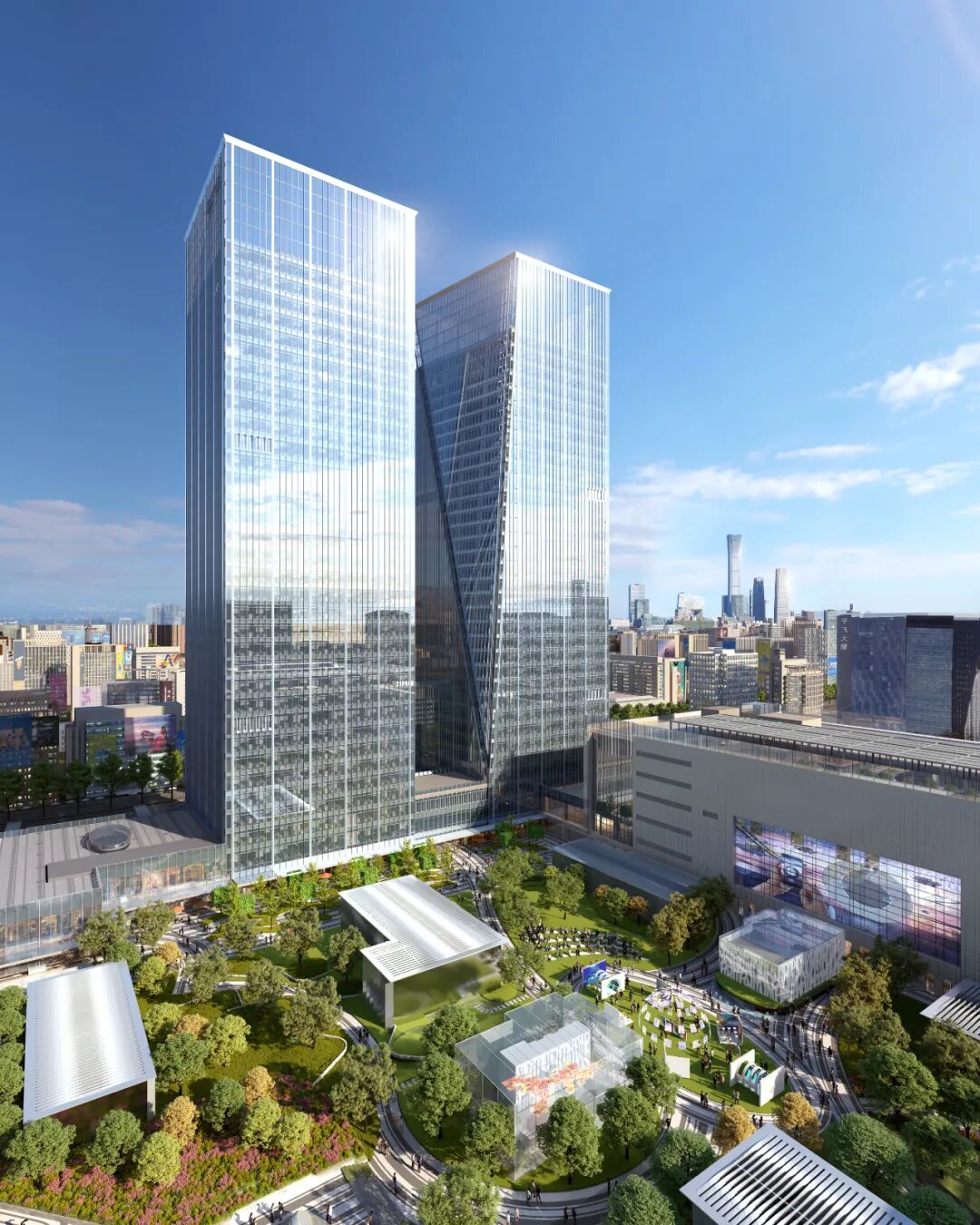 东外39MALL屋顶花园设计效果图，非建成实景